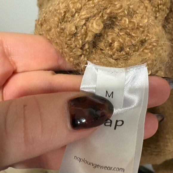 Nap Loungewear Plush Calvera women's soft teddy cozy oversized sweater - Picture 9 of 13